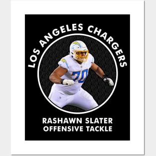 RASHAWN SLATER - OT - LOS ANGELES CHARGERS Posters and Art